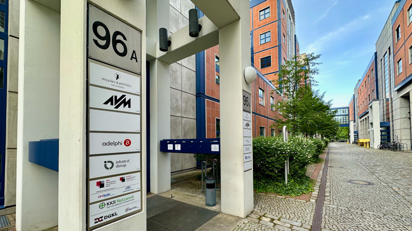 Eingang zur Geschäftsstelle des BSBD Berlin